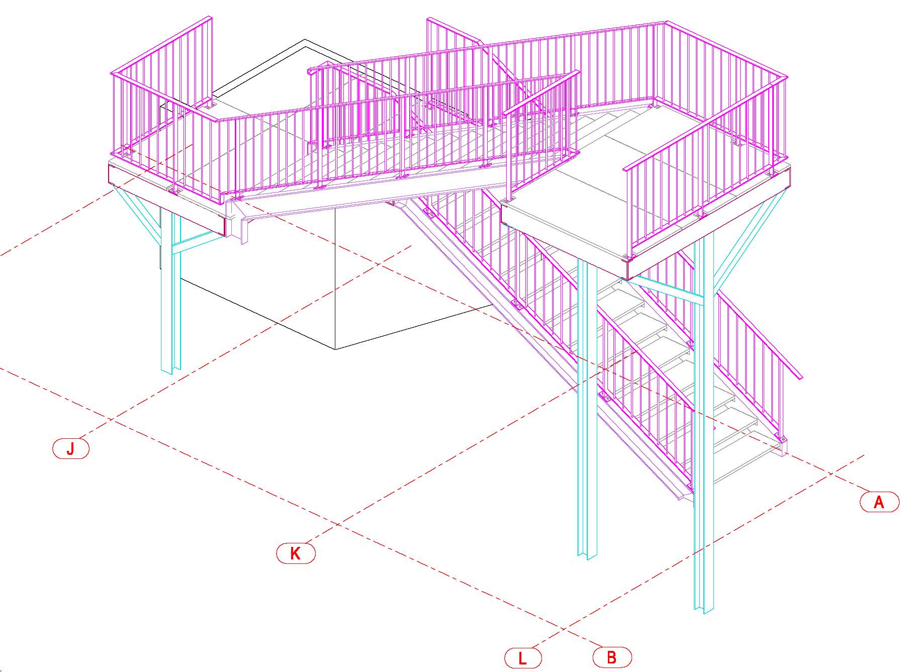 3.3.3b_Vue 3D_Escalier_IndA 3.3.3b_Vue 3D_Escalier_IndA
