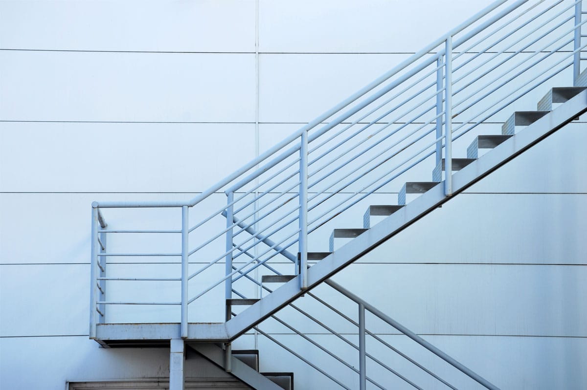 Escalier métallique