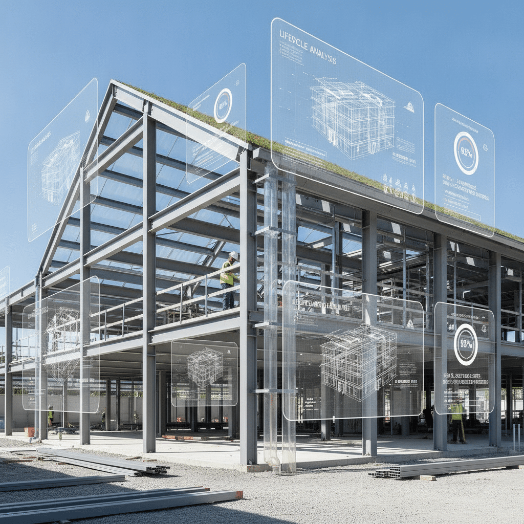Construction métallique durable avec BIM et jumeau numérique
