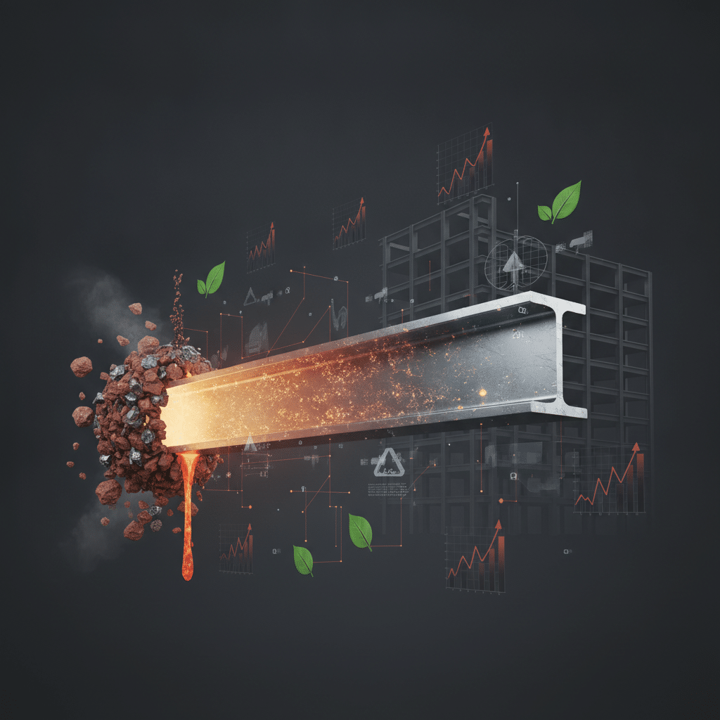 Analyse du cycle de vie de l'acier - Production FDES et données environnementales construction métallique