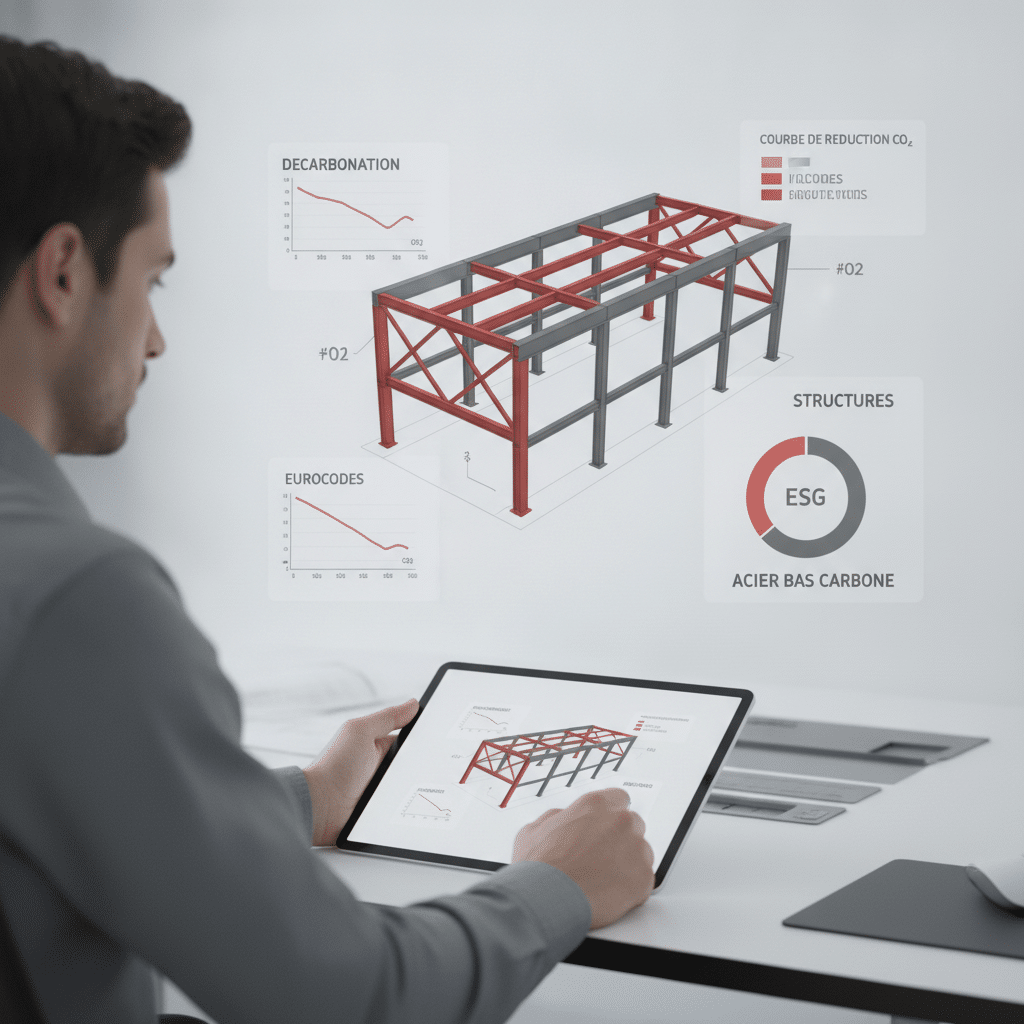 BIM et analyse carbone dans la construction métallique