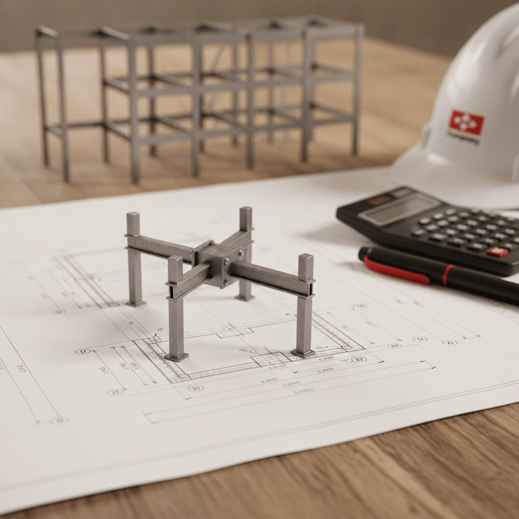 Expertise en calcul de structures métalliques - Plans d'exécution et modélisation 3D