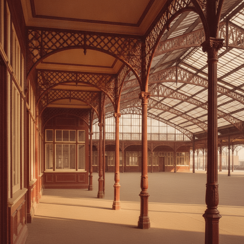 Patrimoine historique constructions métalliques fonte et fer 19e siècle préfabrication
