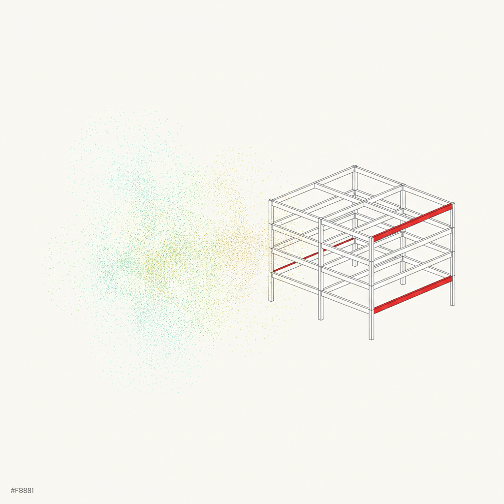 Transformation d'un nuage de points 3D en maquette numérique BIM de structure métallique pour un bureau d'études